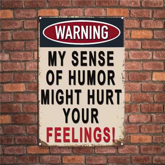 wall-decor-my-humor-might-hurt-you-caution-sign-8-x-12-inch-poshmark